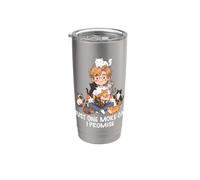 Solo un gato más, lo prometo, amante de los gatos, hombre, niño, gato, papá Vaso térmico de acero inoxidable de doble pared