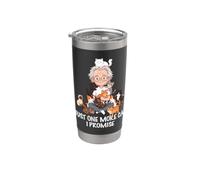 Solo un gato más, lo prometo, amante de los gatos, hombre, niño, gato, papá Vaso térmico de acero inoxidable de doble pared