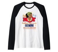 Solo un Géminis Mayo Junio Cumpleaños Mujeres Camiseta Manga Raglan