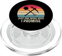 Solo un geólogo prospección de Rocas más Humor PopSockets PopGrip para MagSafe
