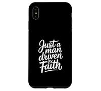 Solo un Hombre impulsado por la fe y Dios Carcasa para iPhone XS MAX