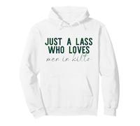 Solo UN Lass Que AMA A LOS Hombres EN Kilts Funny Scottish Kilt Meme Sudadera con Capucha