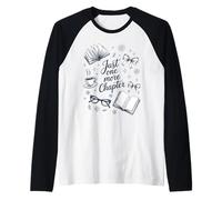 Solo un Libro de capítulos más Love Cozy Bookworm Reading Camiseta Manga Raglan