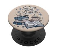 Solo un Libro de capítulos más Love Cozy Bookworm Reading PopSockets PopGrip Adhesivo