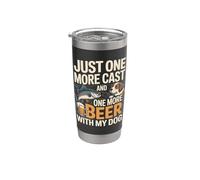 Solo un molde más y una cerveza más con mi perro Vaso térmico de acero inoxidable de doble pared