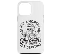 Solo un Momento mi Cerebro está reiniciando Esqueleto Carcasa para iPhone 13 Pro MAX