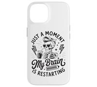 Solo un Momento mi Cerebro está reiniciando Esqueleto Carcasa para iPhone 14