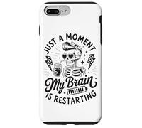 Solo un Momento mi Cerebro está reiniciando Esqueleto Carcasa para iPhone 7 Plus/8 Plus