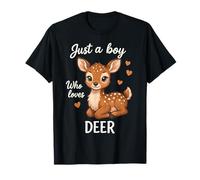 Solo un niño al Que le encantan los Ciervos, Lindos Animales cervatillos Camiseta