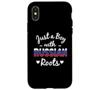 Solo un niño con raíces rusas Orgulloso niño de Rusia Carcasa para iPhone X/XS
