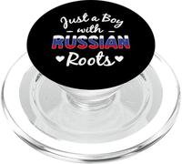 Solo un niño con raíces rusas Orgulloso niño de Rusia PopSockets PopGrip para MagSafe