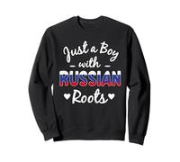Solo un niño con raíces rusas Orgulloso niño de Rusia Sudadera