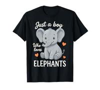 Solo un niño Que ama a los Elefantes Camiseta