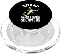 Solo un niño Que ama a los Escorpiones PopSockets PopGrip para MagSafe
