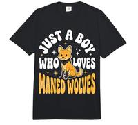 Solo un niño Que ama a los Lobos crines Comfort Colors Adult Heavyweight T-Shirt