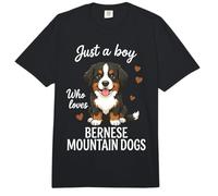 Solo un niño Que ama a los Perros de montaña de Berna Comfort Colors Adult Heavyweight T-Shirt