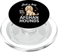 Solo un niño Que ama a los sabuesos afganos PopSockets PopGrip para MagSafe