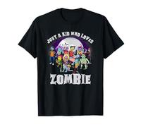 Solo un niño Que ama a los Zombis - Divertido niño niña de Halloween Camiseta
