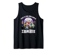 Solo un niño Que ama a los Zombis - Divertido niño niña de Halloween Camiseta sin Mangas