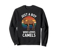 Solo un niño Que ama los Camellos, fanático de la Vida Silvestre del Desierto, Camello para niños Sudadera