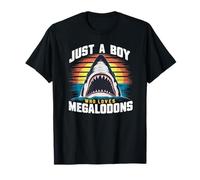 Solo un niño que ama los tiburones megalodones Camiseta