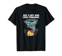 Solo un niño Que ama los tornados Tormenta meteorológica Tornado Chaser Camiseta
