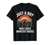 Solo un niño Que ama Monster Trucks Off Road Monster Truck Camiseta