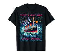 Solo un niño Que ama RMS Titanic, Remembrance Titanic, Boys Camiseta