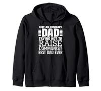 Sólo un Padre común Tratando de no criar comunistas Mejor papá Sudadera con Capucha