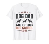Solo un Padre de Perro Que Busca a un Amante Retro de los 80 de la Vieja Escuela Camiseta