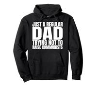 Solo un padre normal tratando de no criar comunistas Sudadera con Capucha