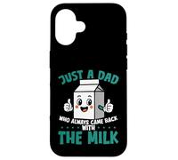 Solo un padre que siempre volvía con The Milk Funny Dad Carcasa para iPhone 16