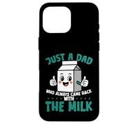 Solo un padre que siempre volvía con The Milk Funny Dad Carcasa para iPhone 16 Pro Max