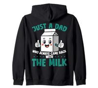 Solo un padre que siempre volvía con The Milk Funny Dad Sudadera con Capucha