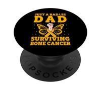 Solo un padre rudo sobreviviendo a los hombres guerreros del cáncer de hueso PopSockets PopGrip Adhesivo