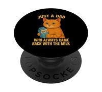Solo un papà che è sempre tornato con il latte PopSockets PopGrip Adhesivo