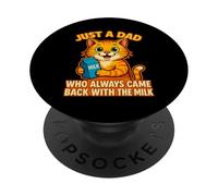Solo un papà che è sempre tornato con il latte PopSockets PopGrip Adhesivo