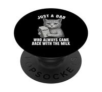 Solo un papà che è sempre tornato con il latte PopSockets PopGrip Adhesivo