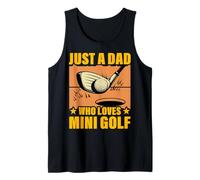 Solo un papá Que ama a Mini Golf Champion Humor Men Camiseta sin Mangas