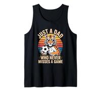 Solo un papá que nunca se pierde un juego Día del Padre Camiseta sin Mangas
