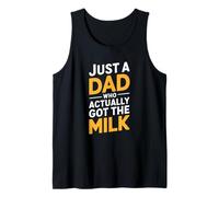 Solo un papá Que Realmente consiguió la paternidad de Leche Camiseta sin Mangas