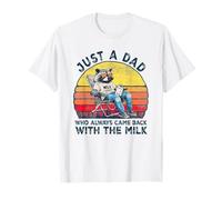 Solo un papá que regresó con la leche: divertido Día del Padre Camiseta