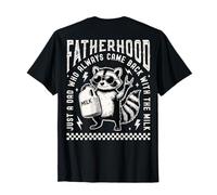 Solo un papá que siempre volvía con el diseño de leche en la parte trasera Camiseta