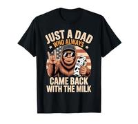 Solo un papá Que Siempre volvía con The Milk Bigfoot Papa Camiseta