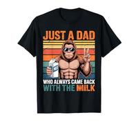 Solo un papá Que Siempre volvía con The Milk Bigfoot Papa Camiseta