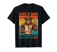 Solo un papá Que Siempre volvía con The Milk Bigfoot Papa Camiseta