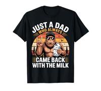 Solo un papá Que Siempre volvía con The Milk Bigfoot Papa Camiseta