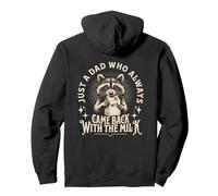 Solo un papá que siempre volvía con The Milk Funny Vintage Sudadera con Capucha