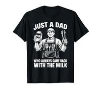 Solo un papá Que Siempre volvía con The Milk Grill Dad BBQ Camiseta