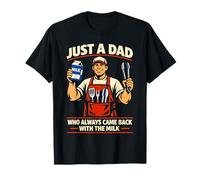 Solo un papá Que Siempre volvía con The Milk Grill Dad BBQ Camiseta